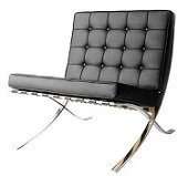 Aluguel de Poltronas Barcelona preta Aluguel de Poltronas Barcelona preta