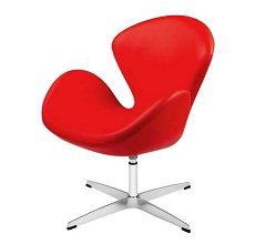 Aluguel de Poltronas Swan vermelha Aluguel de Poltronas Swan vermelha