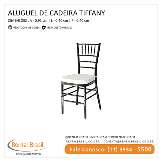 Aluguel de Cadeiras tiffany Preta Aluguel de Cadeiras tiffany Preta