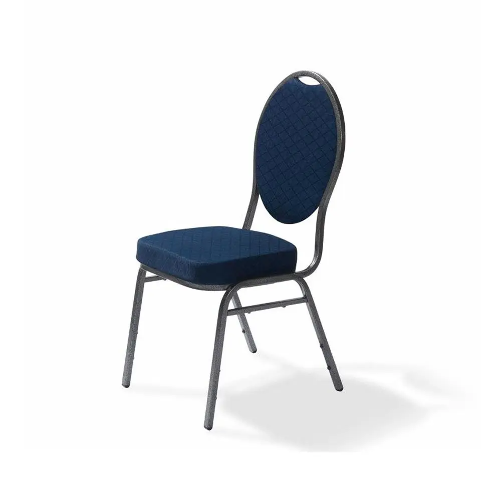 Aluguel de Móveis para Congressos - Cadeira Meeting Azul - Rental Brasil Locação de Móveis