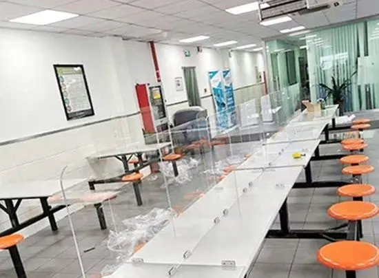 Aluguel de Acrilico de proteção para Refeitorios