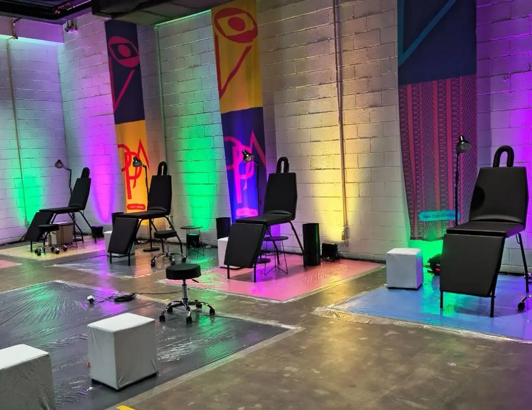 Luminária para ambientação de eventos - Rental Brasil Locação de Móveis