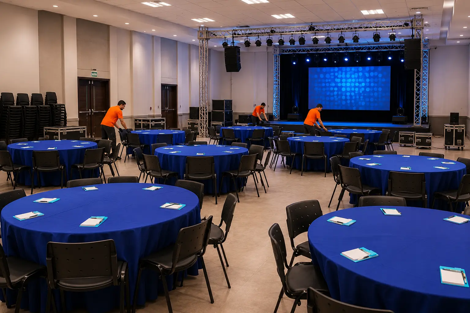 Montagem e desmontagem de mobiliário para eventos - Rental Brasil Locação de Móveis