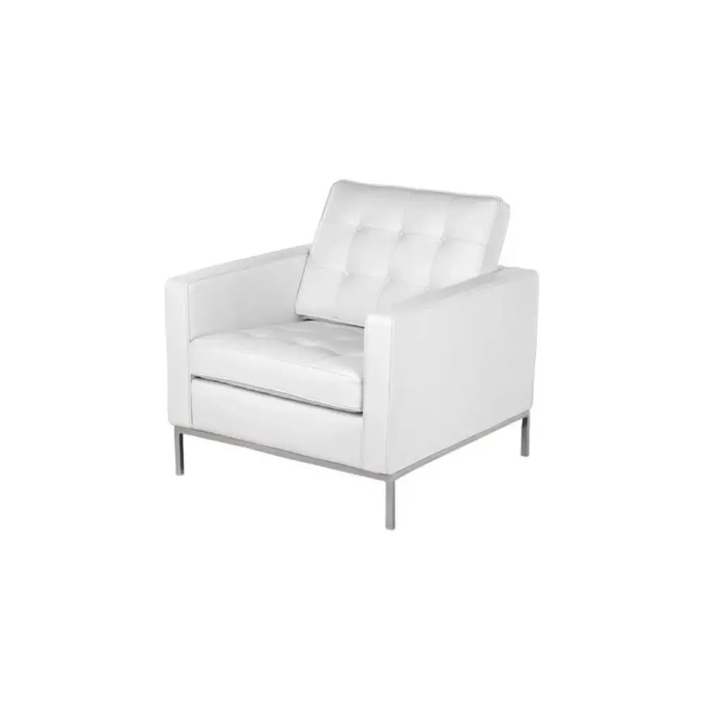 Aluguel de Poltronas FK Florence Knoll Branca - Rental Brasil