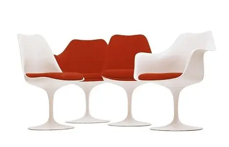 Poltronas Saarinen branca