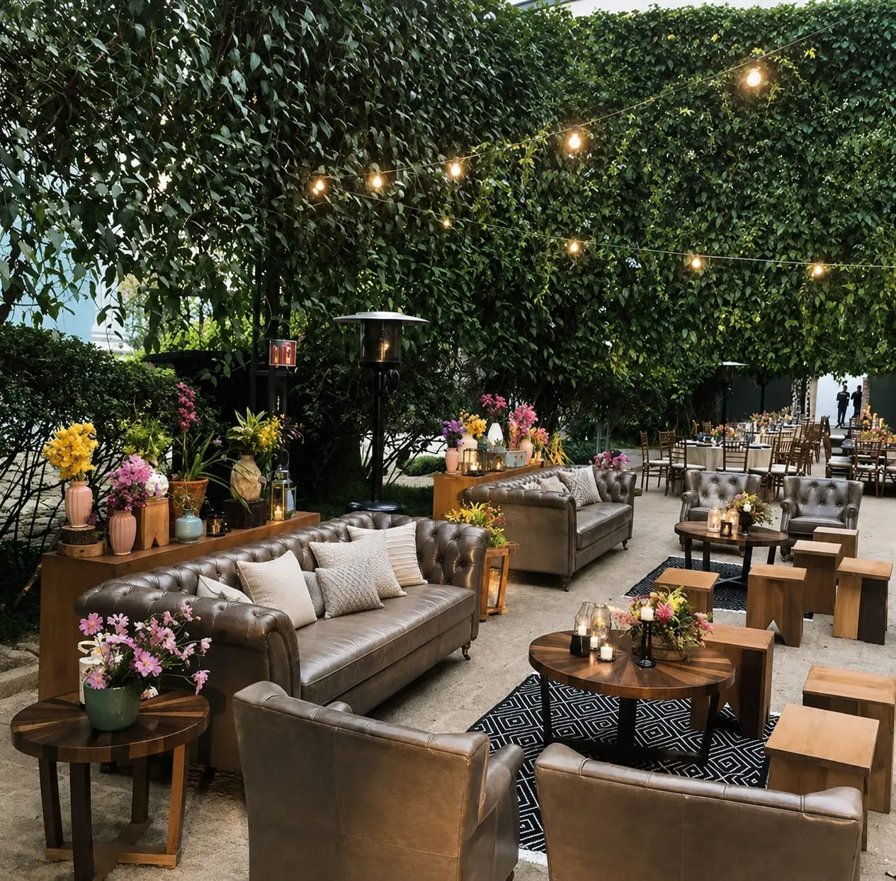 Eventos ao ar livre: como escolher móveis com conforto, segurança e impacto visual - Rental Brasil Locação de Móveis